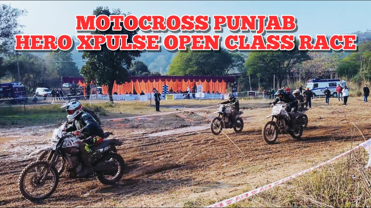 MOTOCROSS PUNJAB Hero Xpulse open class dirt race #xpulse200 #dirtracing #openclass #racing
