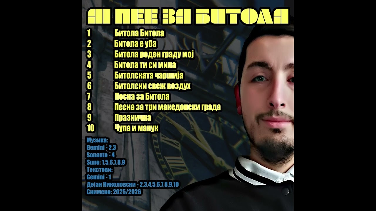Дејан Николовски - АI пее за Битола (2026)