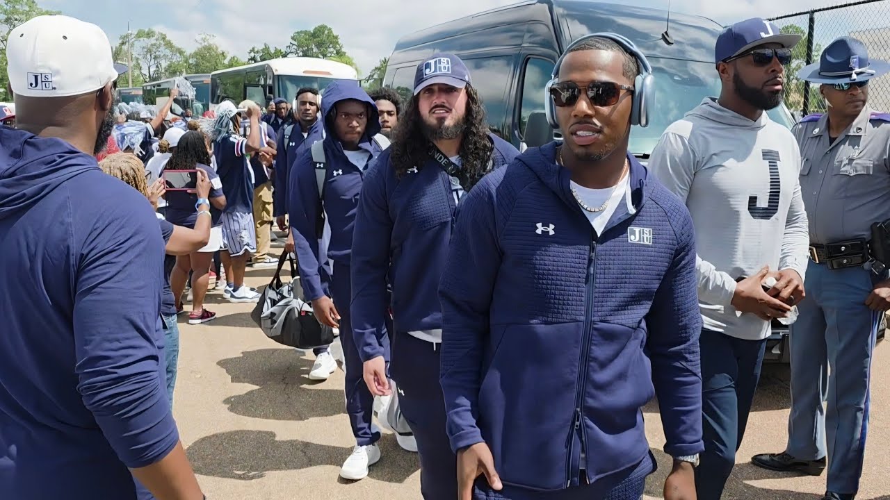🚨 Jackson State Football Arrives For Tiger Walk | Week 1 vs Hampton University