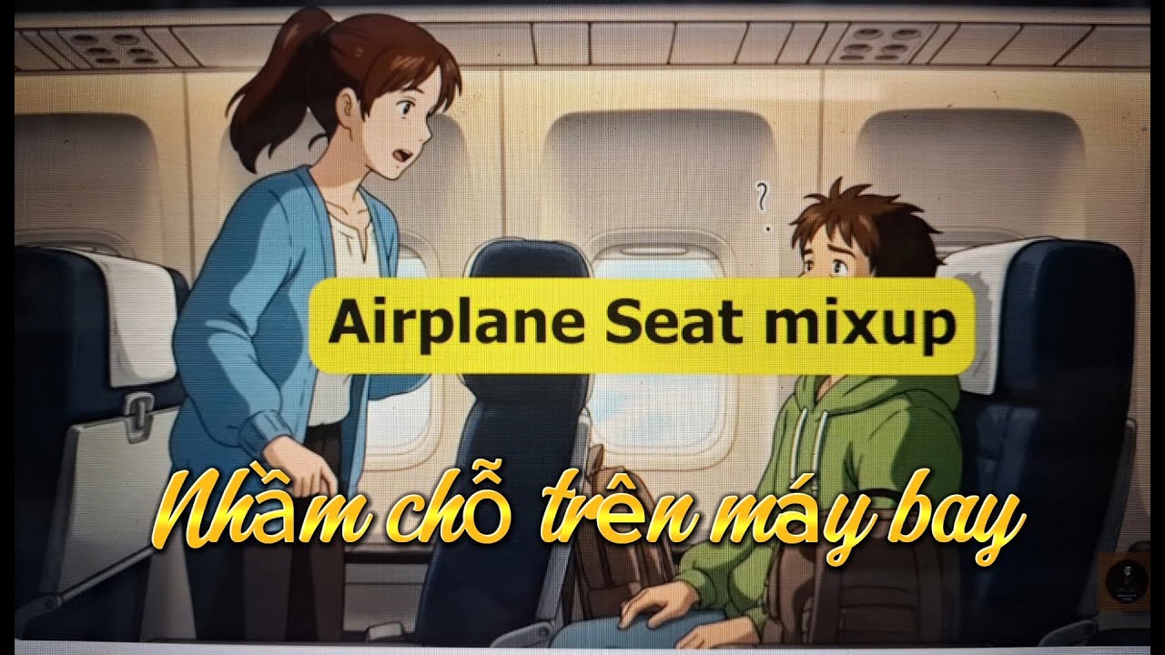 117. Airplane seat mixup/ Ngồi nhầm chổ trên máy bay