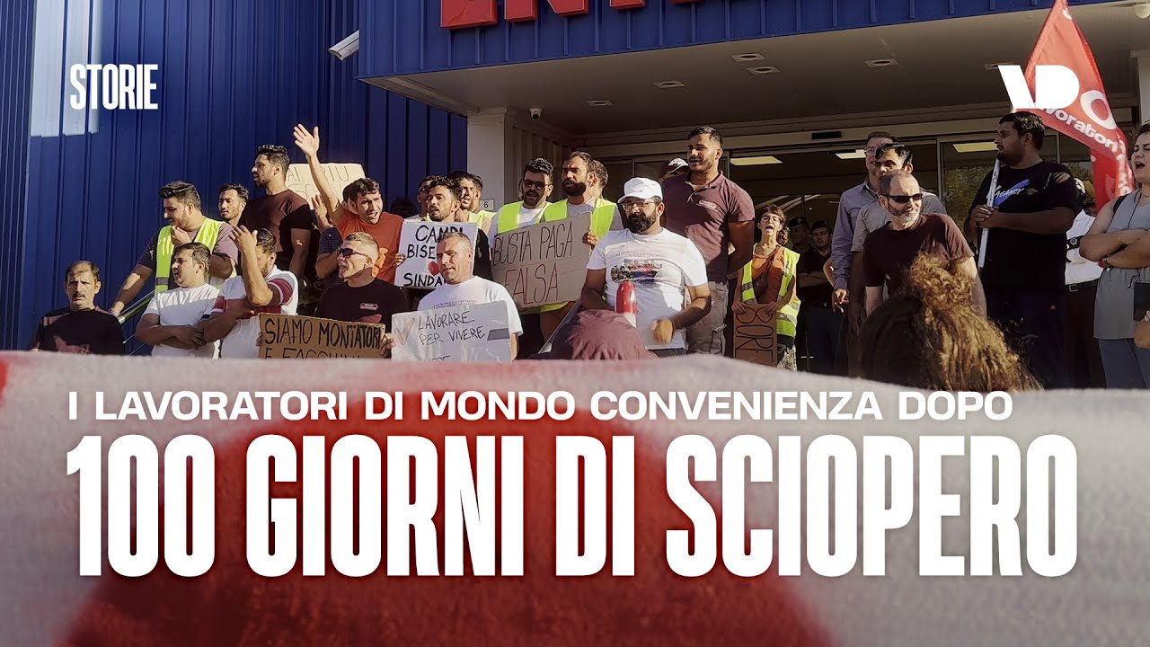 I lavoratori di Mondo Convenienza dopo 100 giorni di sciopero