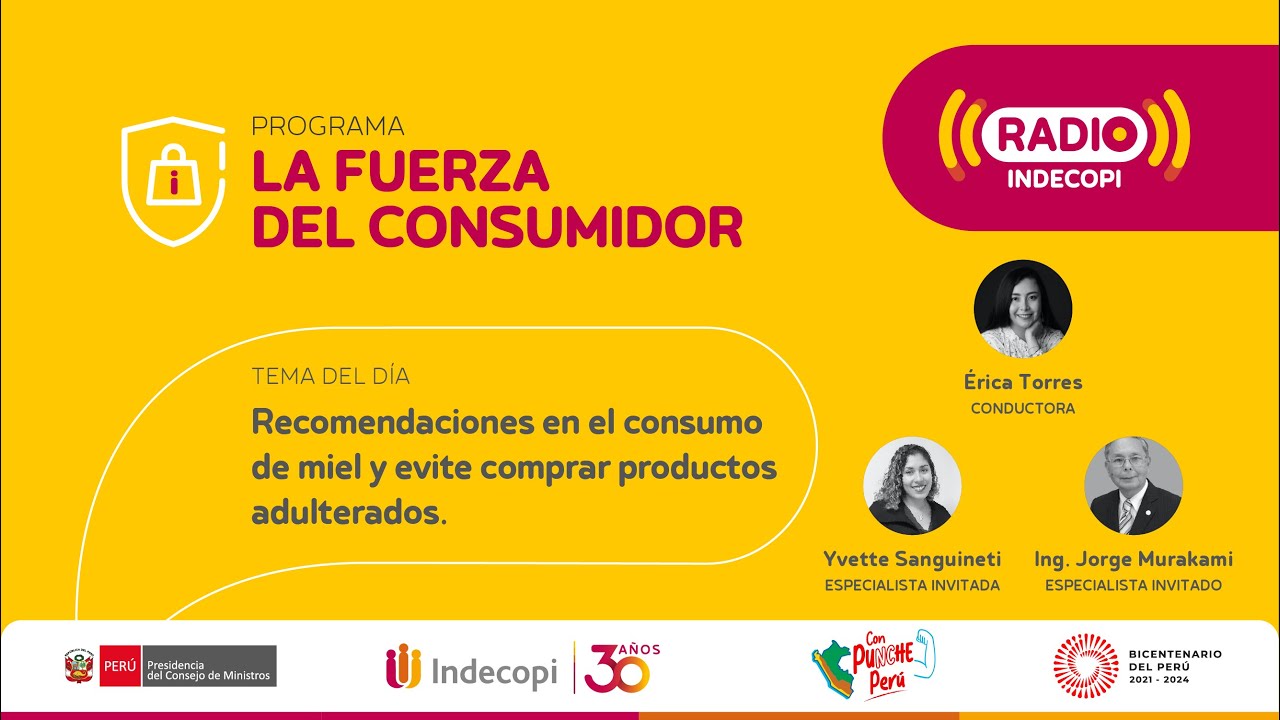 Recomendaciones en el consumo de la miel y evite comprar productos adulterados