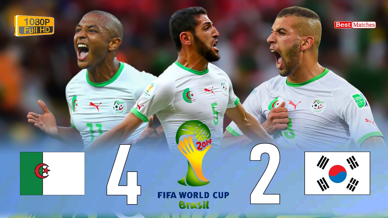 الجزائر 4-2 كوريا الجنوبية - كاس العالم 2014 - تعليق حفيظ دراجى