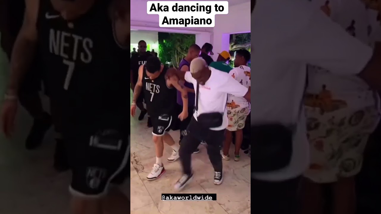 Aka dancing to #amapiano #sahiphop #aka