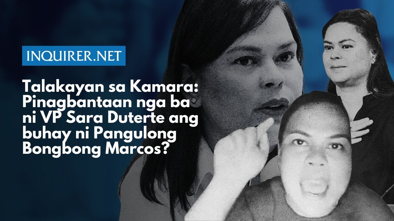 Talakayan sa Kamara: Pinagbantaan nga ba ni VP Sara Duterte ang buhay ni Pangulong Bongbong Marcos?