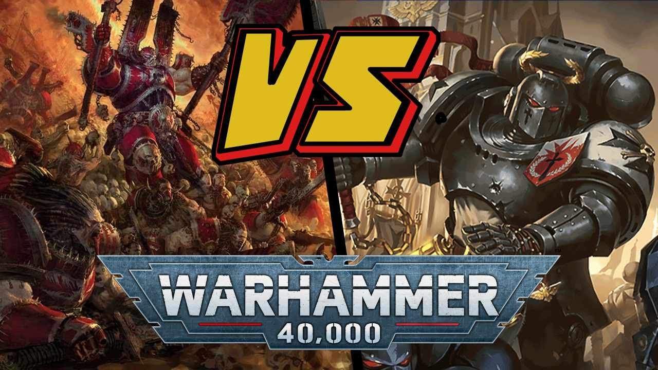Warhammer 40k BatRep: World Eaters vs Black Templars | Spielebude