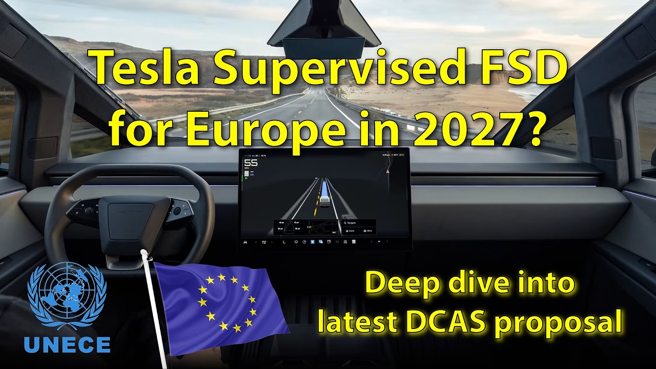 UNECE DCAS update for Tesla Supervised FSD