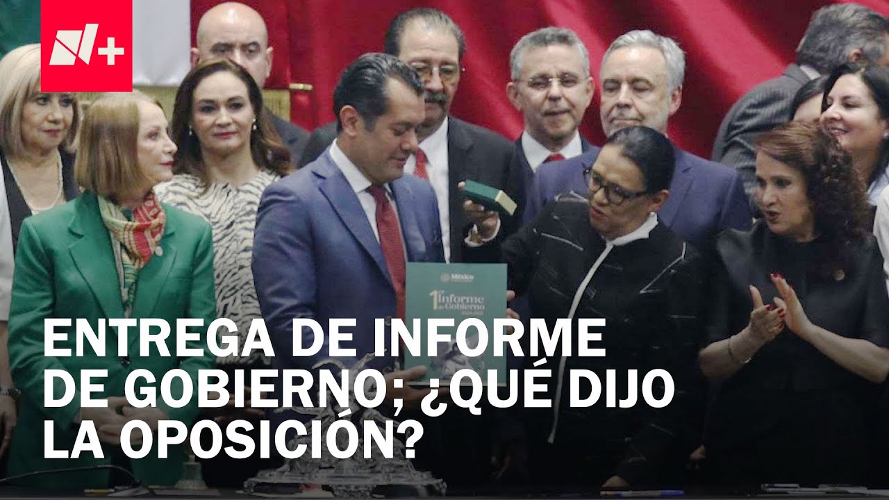 Entregan al Congreso el Informe de Gobierno de Sheinbaum; PRI 