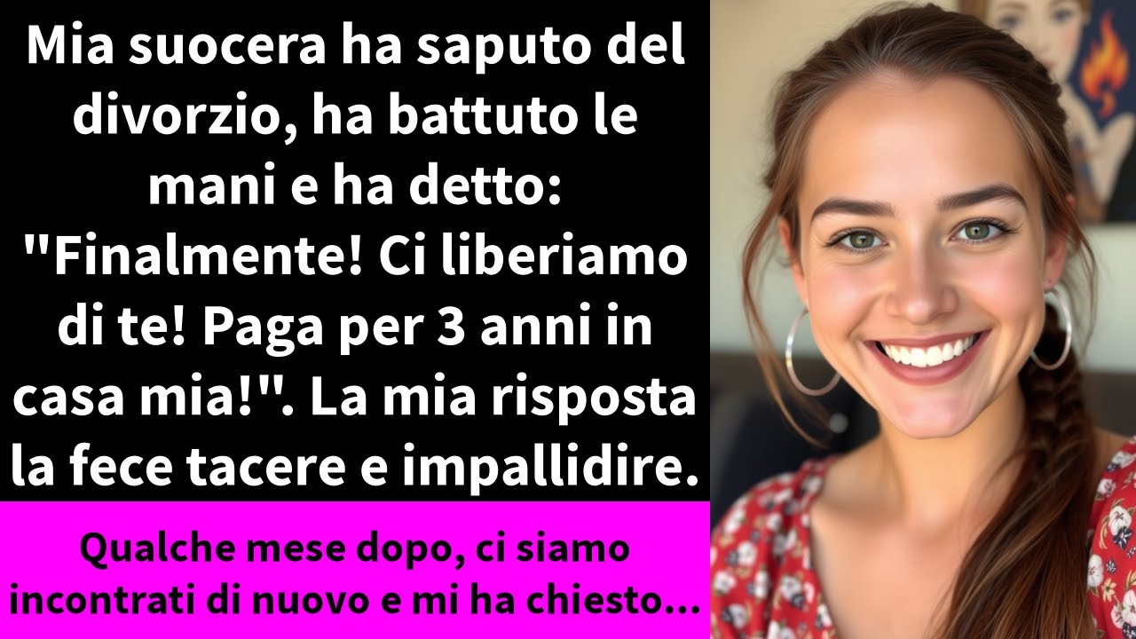 Mia suocera ha saputo del divorzio, ha battuto le mani e ha detto: "Finalmente! Ci liberiamo di te!