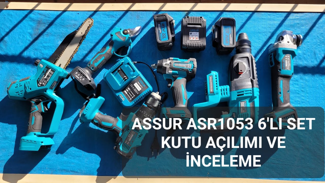 ASSUR ASR1053 6'LI SET KUTU AÇILIMI VE İNCELEME