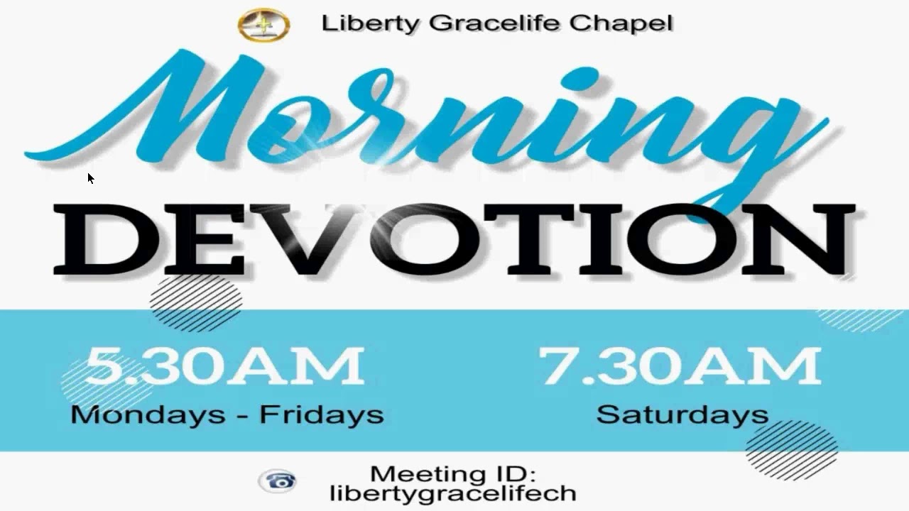 Morning Devotion - 2022 05 16