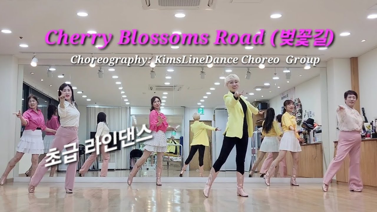 Cherry Blossoms Road(벚꽃길) Linedance 초급라인댄스  킴스라인댄스 안무반 