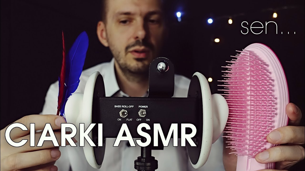 Wielki Brushing Uszu i Ciary ASMR PL na Sen - Relaks Wieczorową Porą