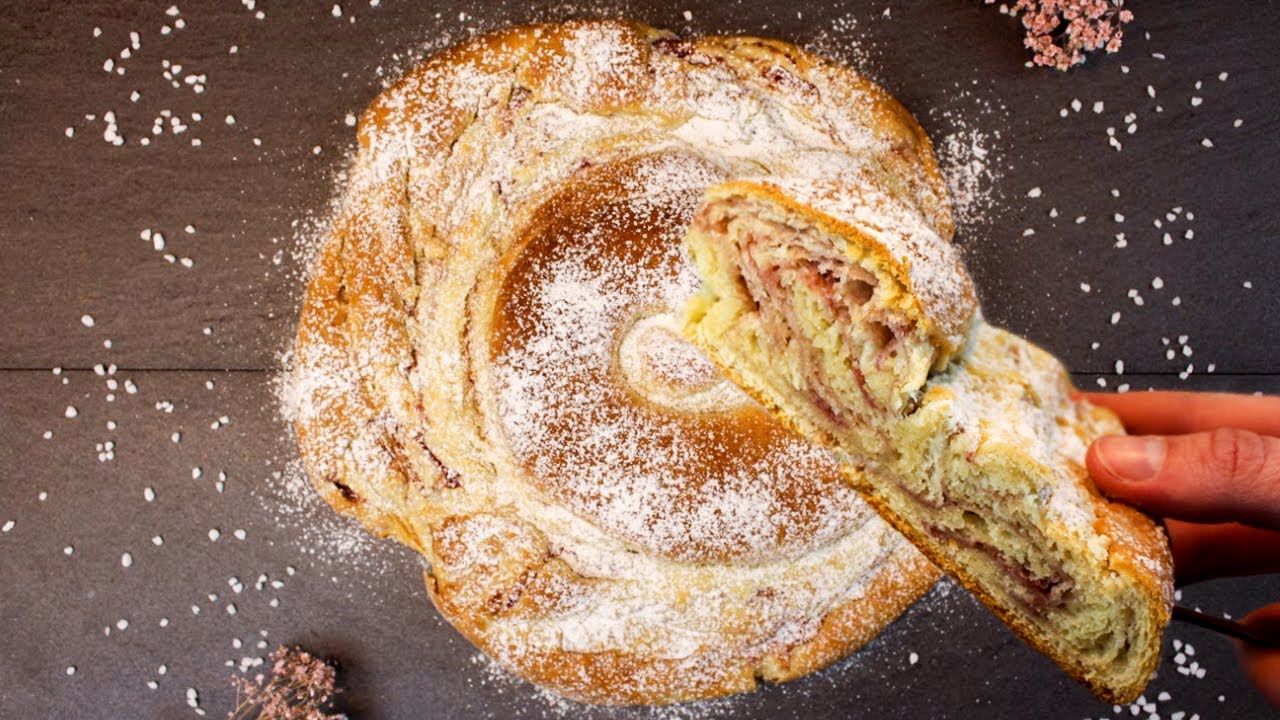 Ensaimada de Mallorca - вкусный испанский рецепт 😍 #ensaimada #spanishrecipe