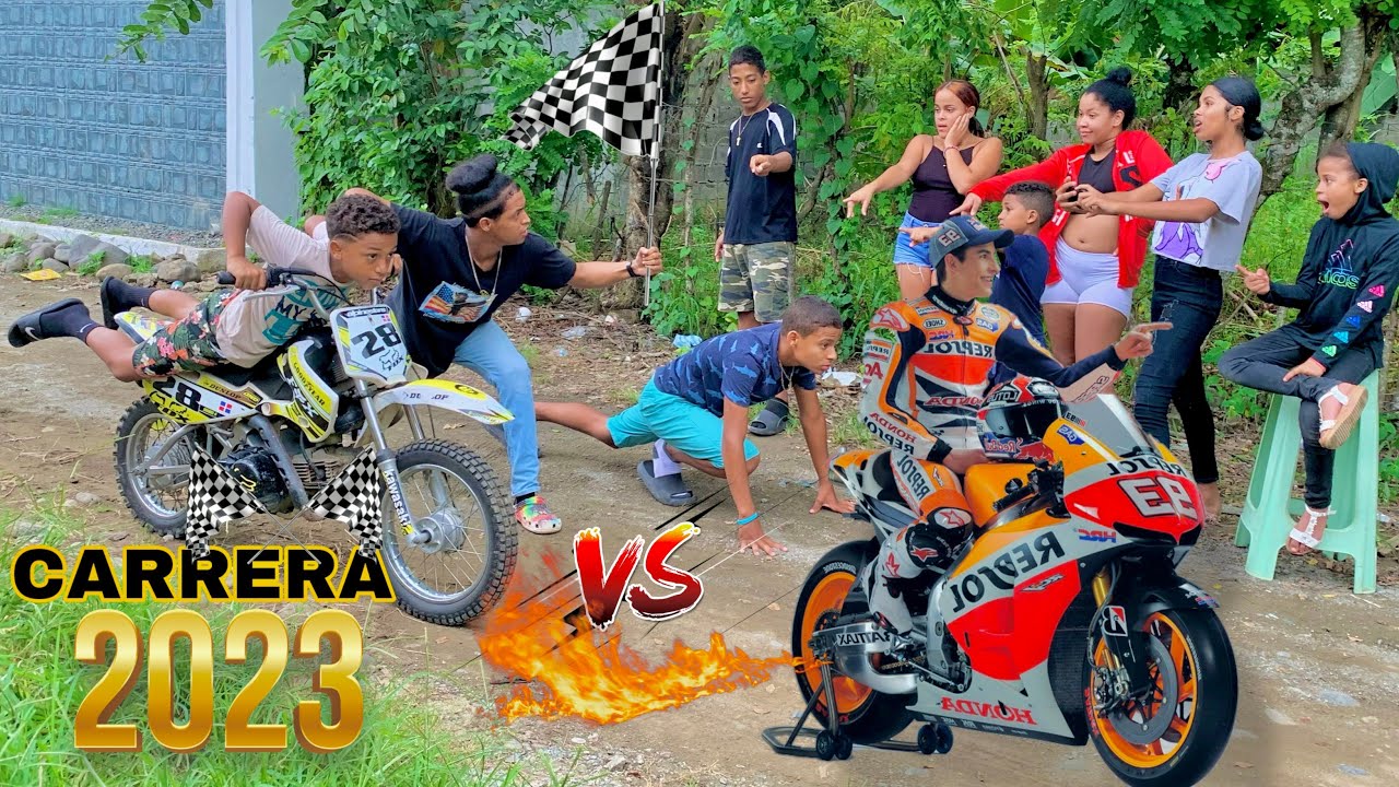 CARRERA 🏁 NIÑO vs MOTOCROSS 🏍️😱 *PELÍCULA COMPLETA*