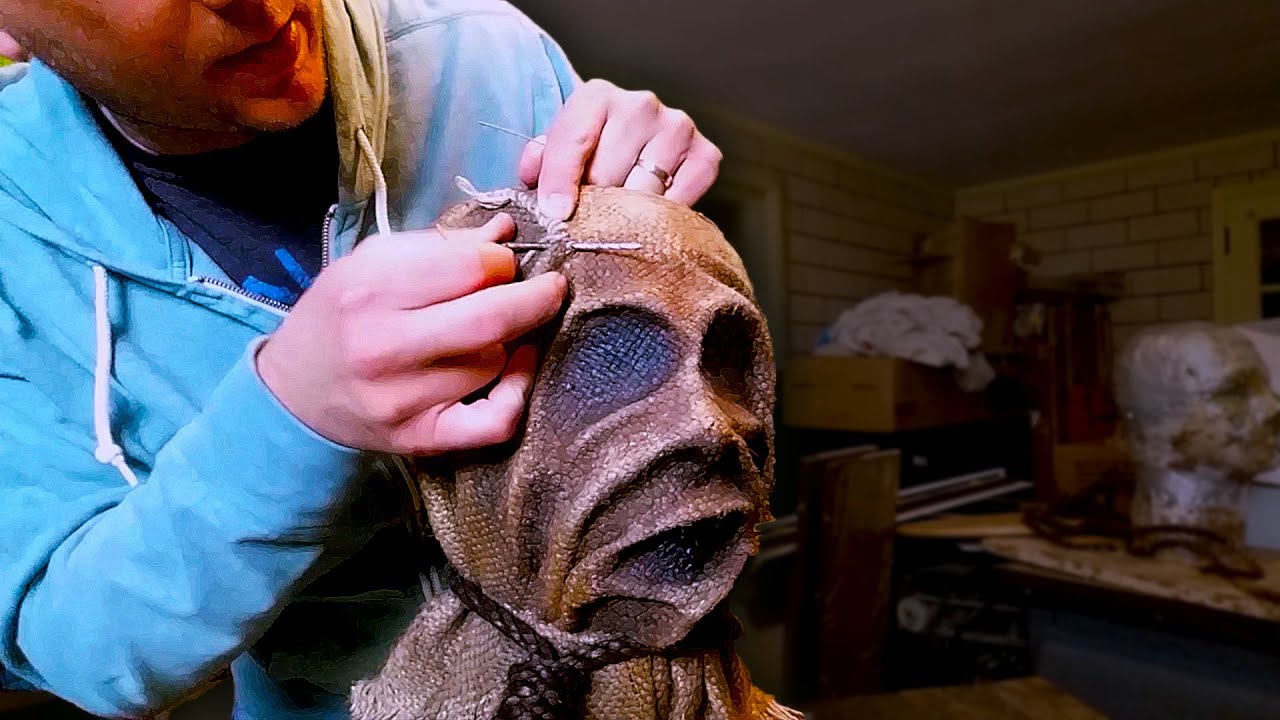 Stitching and Fitting Custom Scarecrow Mask Tutorial