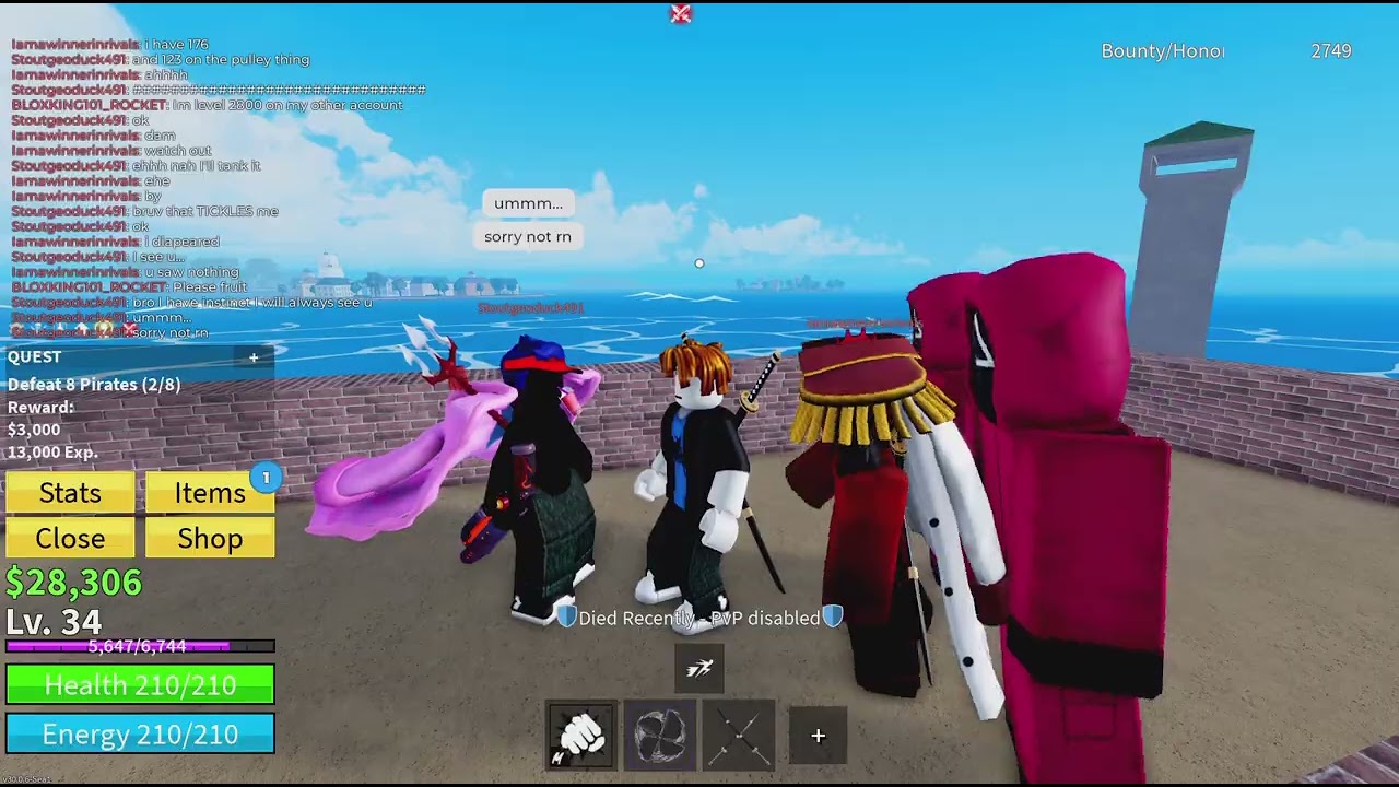 Blox fruit grinding part 2