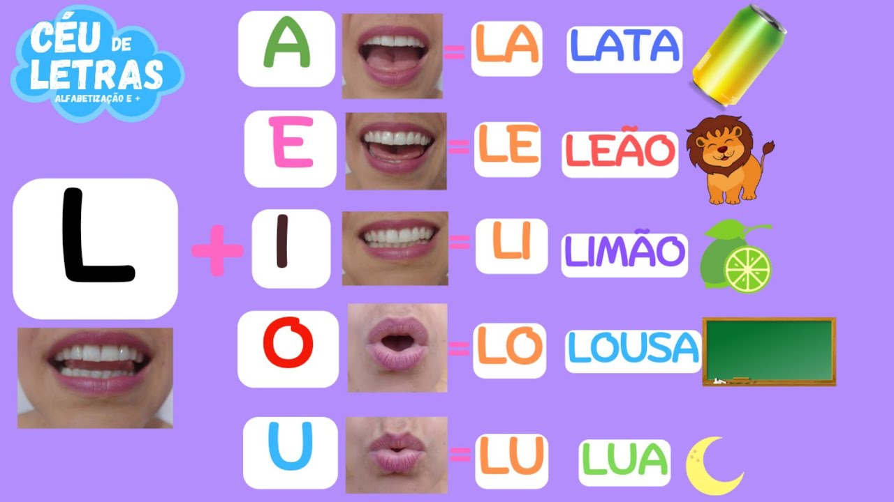 COMO AJUDAR A CRIANÇA A LER?| O som da letra L| Como ensinar uma criança a ler?
