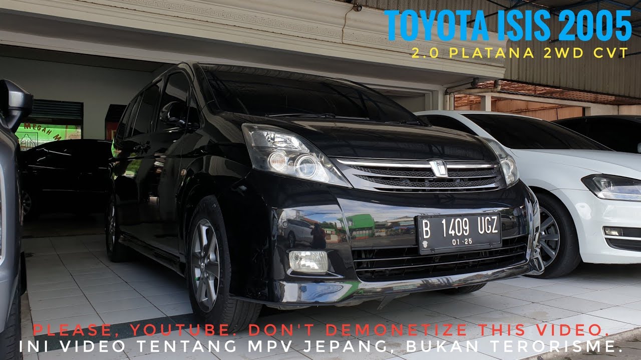 Toyota Isis 2.0 Platana 2WD CVT 2005 [AM10] In Depth Review Indonesia