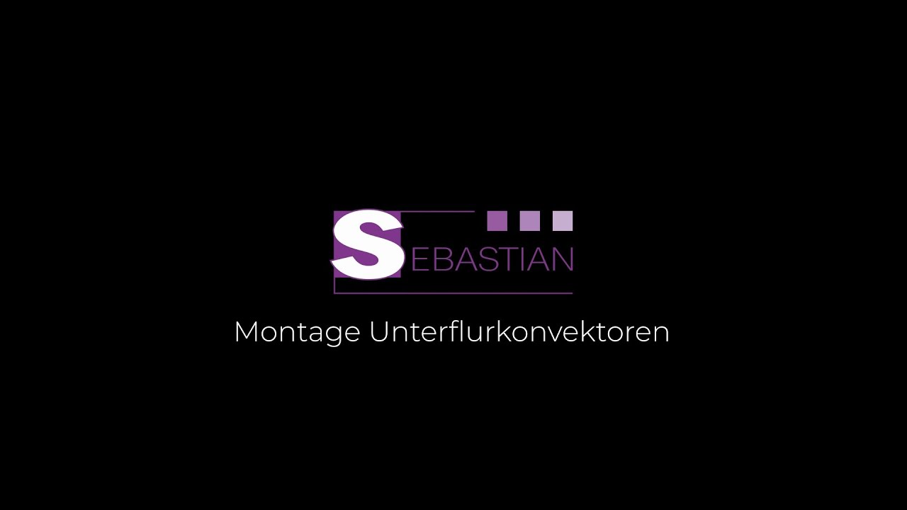 Unterflurkonvektoren, Bodenkonvektoren Montagevideo Sonderanfertigungen