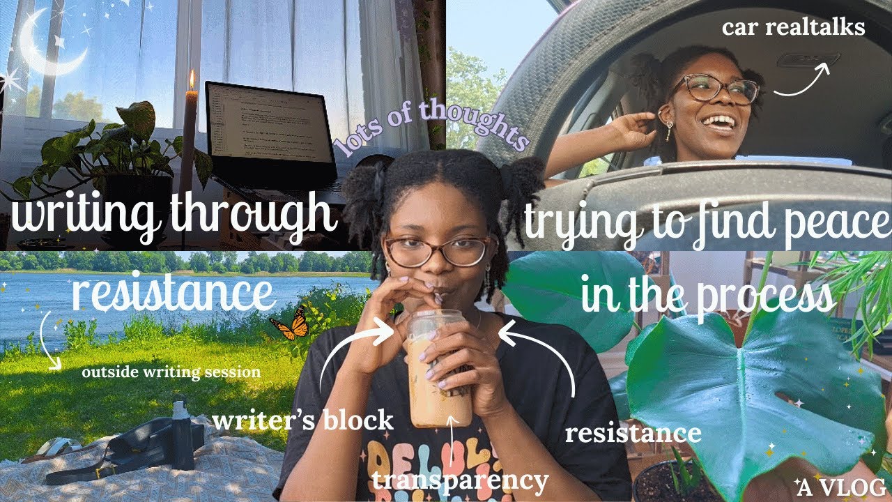 Writing through resistance & trying to find peace in the process 🌱 | A REFLECTIVE & CHATTY VLOG