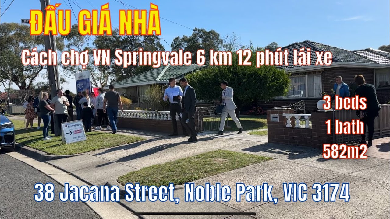 #76. Đấu giá căn nhà ở vùng Noble Park cách chợ Vn Springvale 6 km.