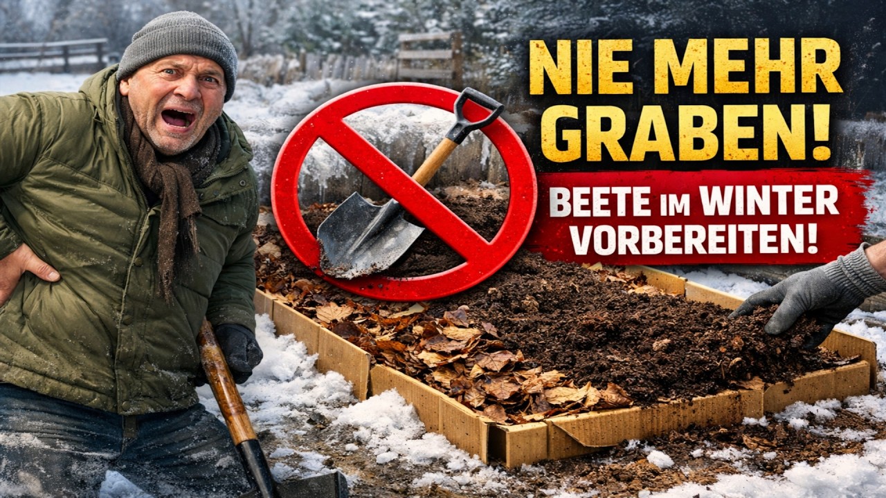 Schluss mit dem Spaten! BEREITE DEINE BEETE IM WINTER VOR und säe im Frühling nur noch aus!
