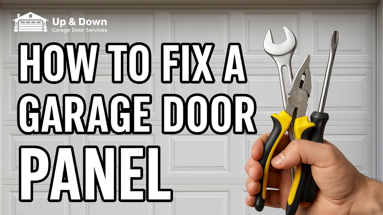 How to Fix a Garage Door Panel: Repair Damaged Sections
