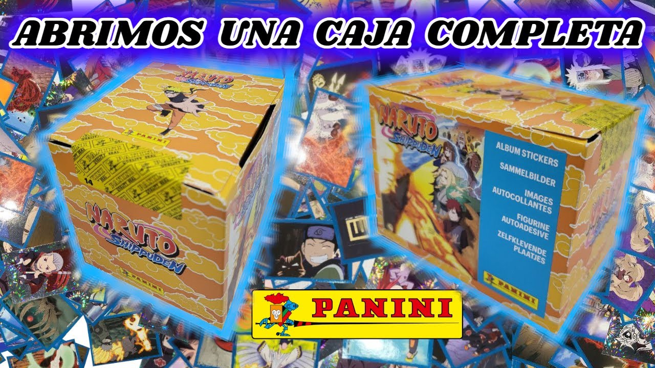 🌟 Caja Naruto Shippuden PANINI Unboxing 50 sobres