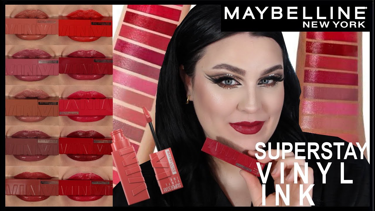 Свотч помады Maybelline Superstay Vinyl Ink