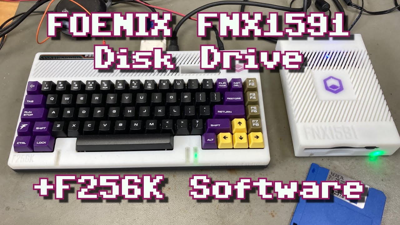 Foenix FNX1591 Disk Drive and F256K Software