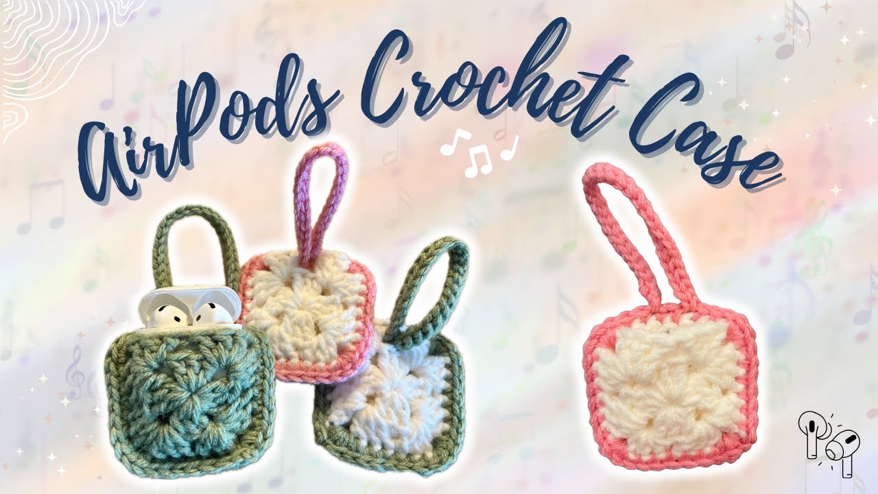 AIRPODS CASE 🎶 15 minute crochet tutorial! Quick and easy crochet patterns for markets 