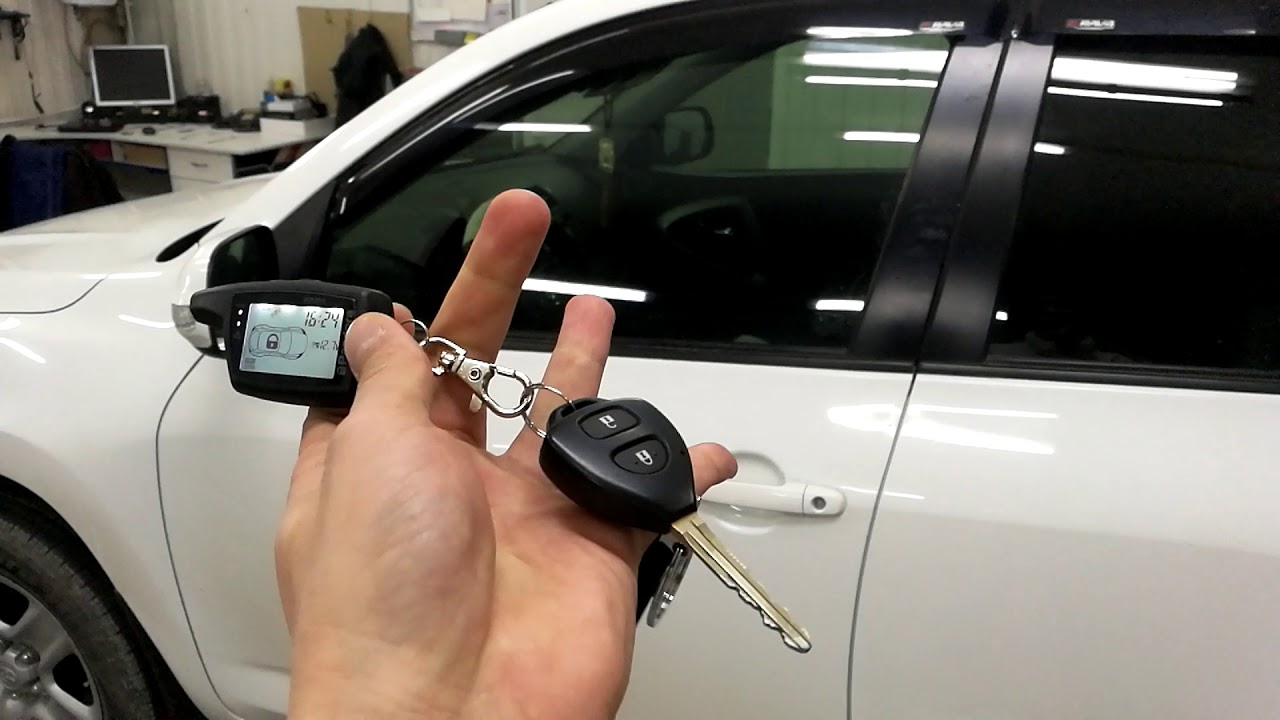 Сигнализация Pandora DX50S. Toyota Rav4 2011