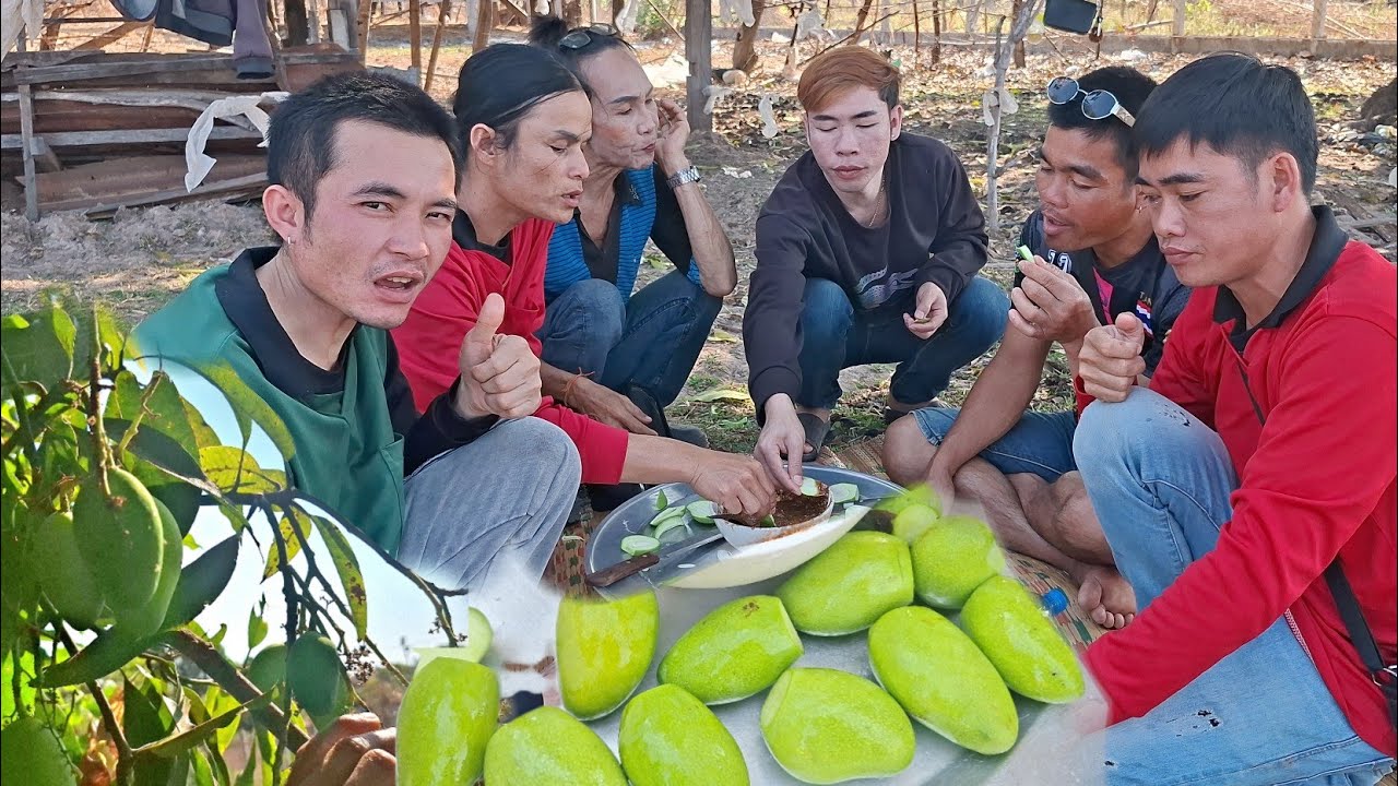 พริกน้ำปลาหวานกับมะม่วงแซ่บๆที่บ้านเจ้สี