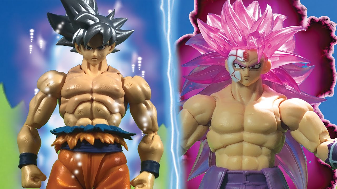 Ultra Instinct Goku vs Goku Black DBZ stopmotion (part 2)