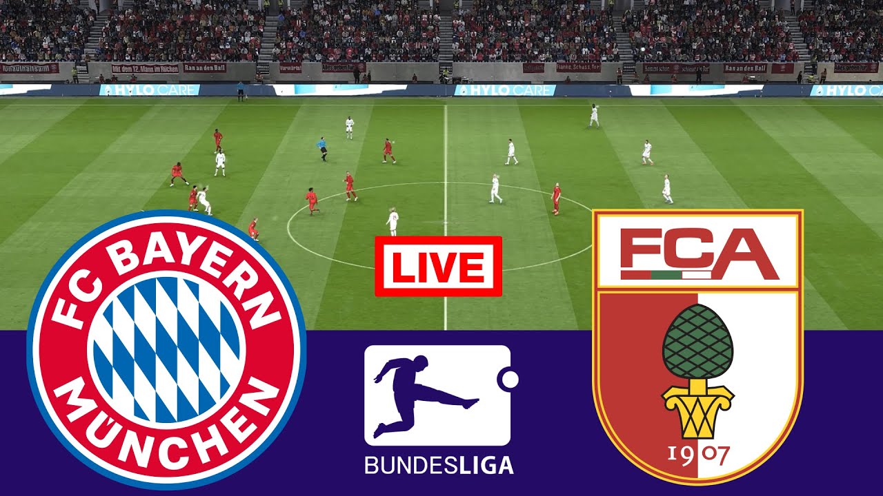 🔴 LIVE : Bayern München gegen Augsburg | Bundesliga 2025/26 | VideoGame Simulation