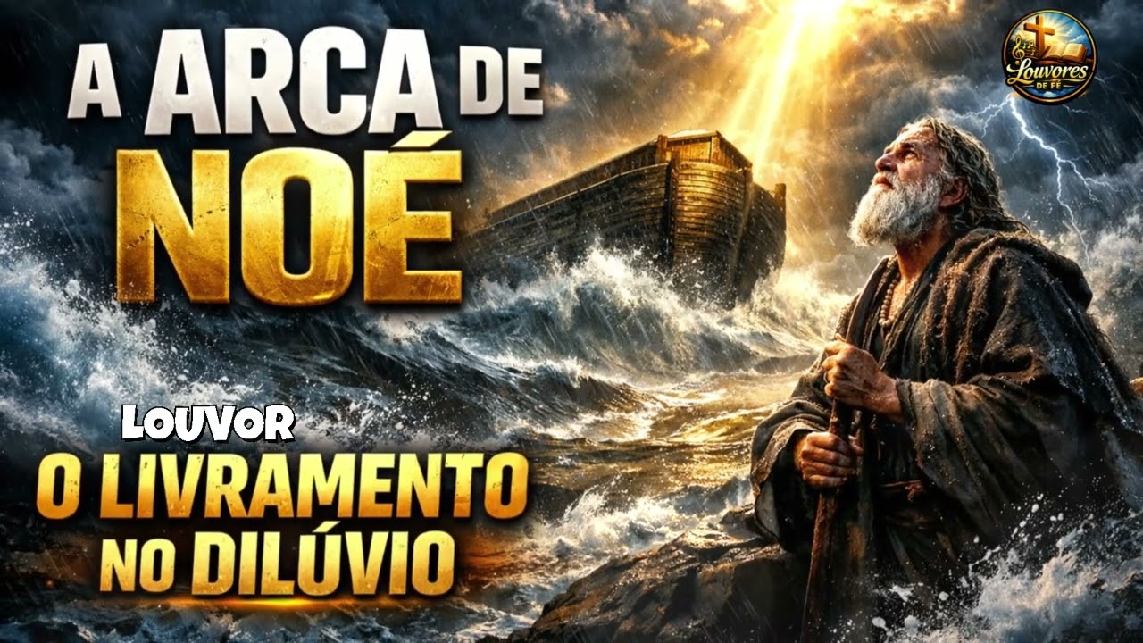 😱 O DIA QUE A TERRA PAROU! Noé e o Livramento de Deus no Dilúvio (Louvor e Mensagem)