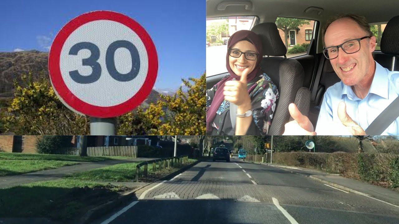 Driving Lesson | Speed Bump | Speed Limit | Turn in the Road