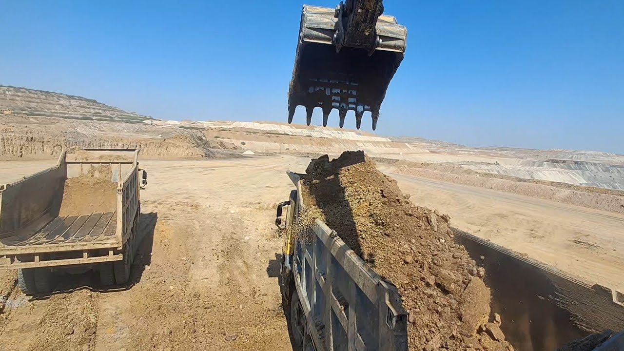 #video Ec480Dl Volvo backhoe jcb tractor Digging excavator caterpillar cat 350 muram loading taracks