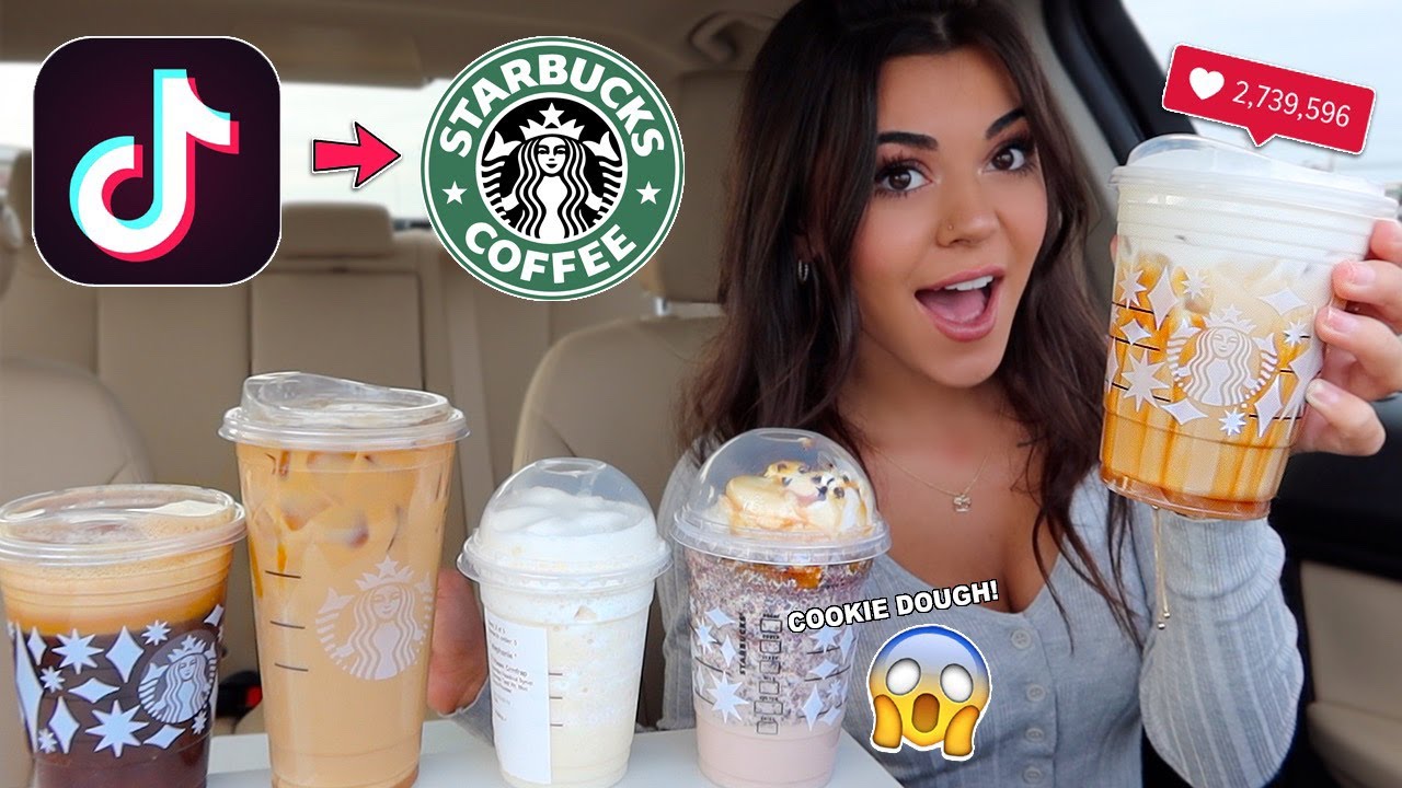 Trying VIRAL Tiktok STARBUCKS DRINKS!!