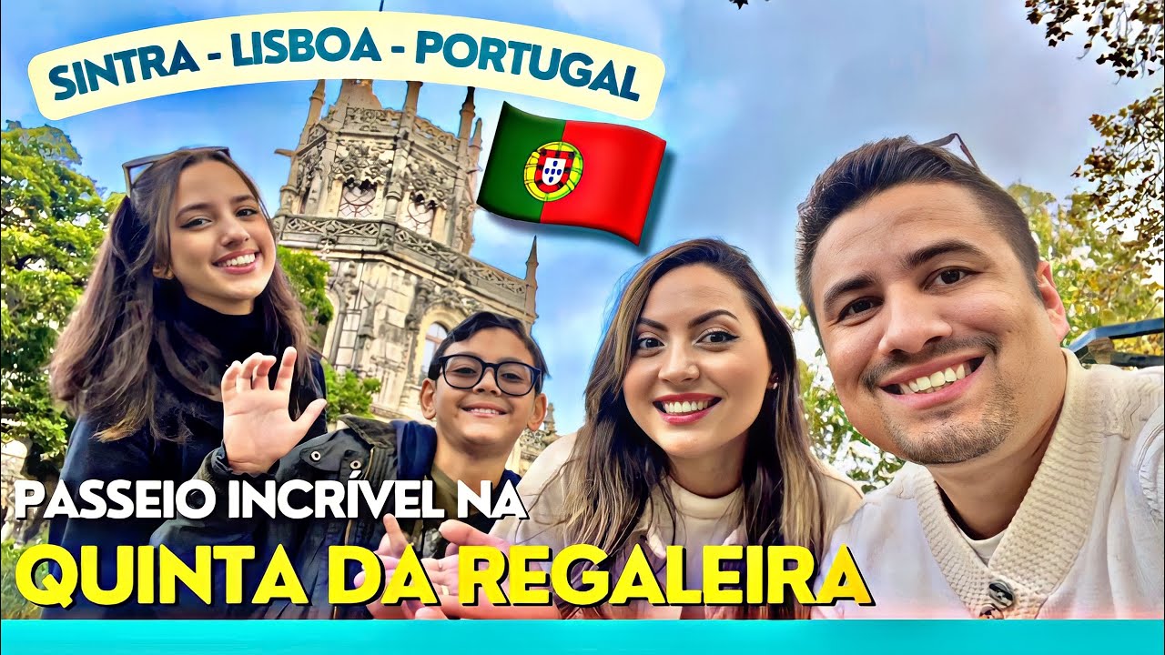 ✅ PASSEIO INCRÍVEL NA QUINTA DA REGALEIRA - SINTRA/LISBOA 🇵🇹