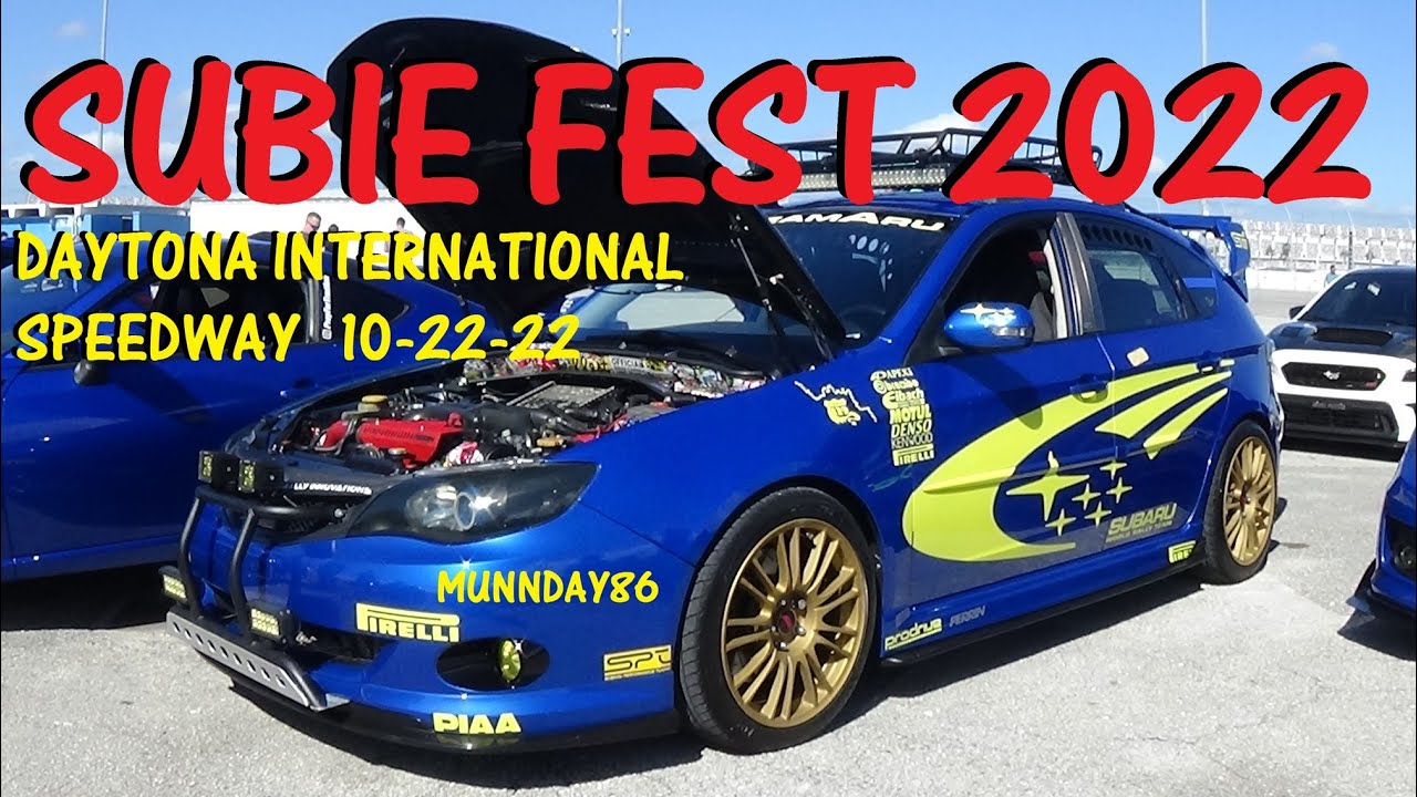 SUBIEFEST | 2022 DAYTONA INTERNATIONAL SPEEDWAY| 10-22-22  #subaru  #subaruusa  #subiefest
