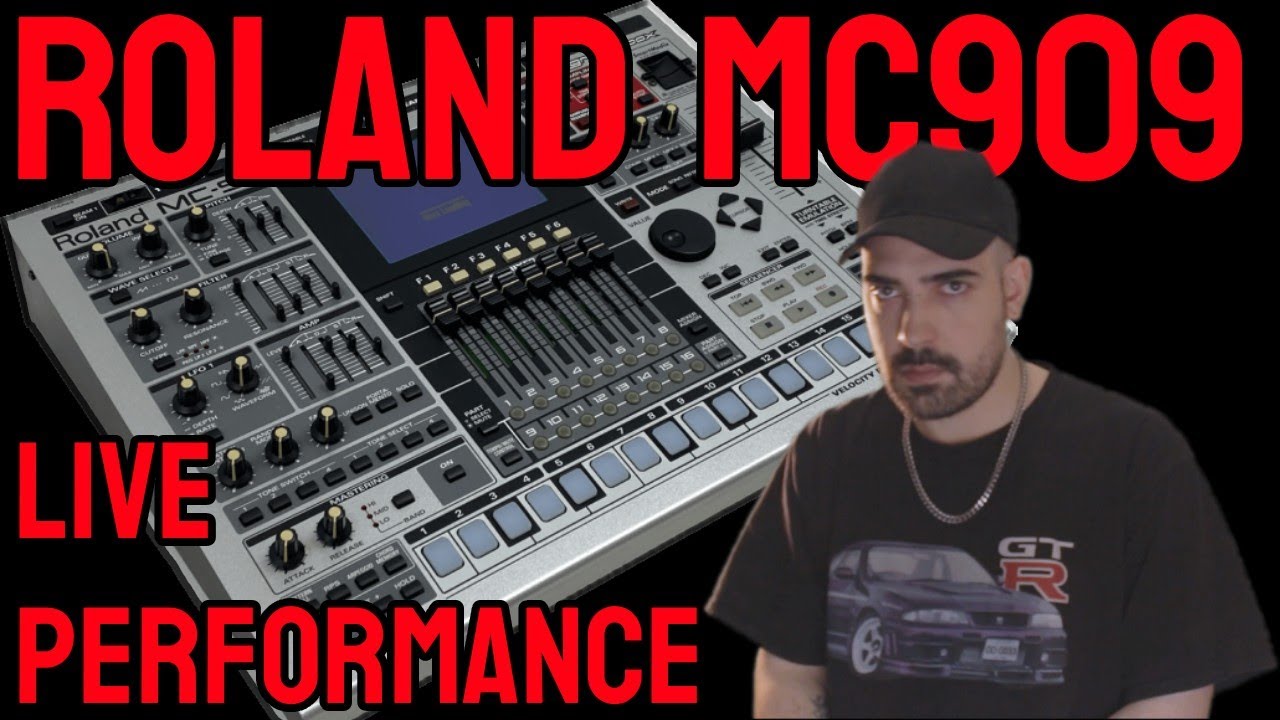 🔊 LIVE Techno Performance con ROLAND MC-909 | Techno Groove ⚙️