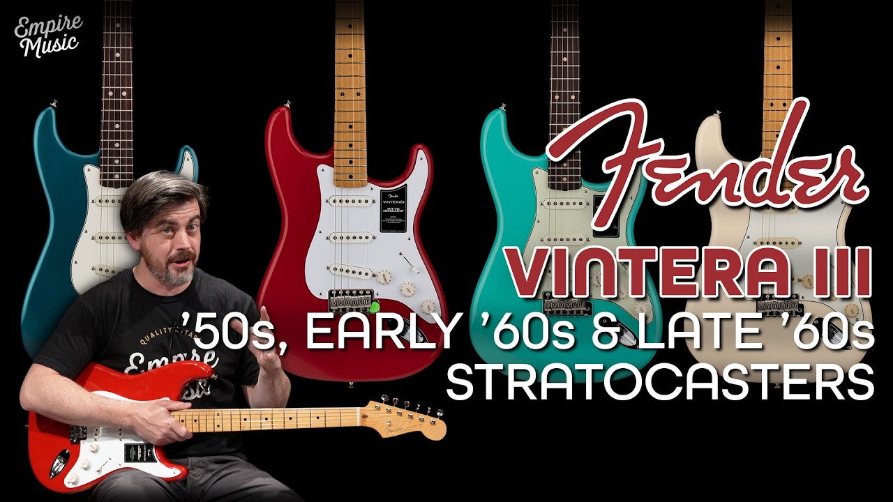 ПЕРВЫЙ ВЗГЛЯД | Fender Vintera III Stratocaster | 50-е, начало 60-х и конец 60-х