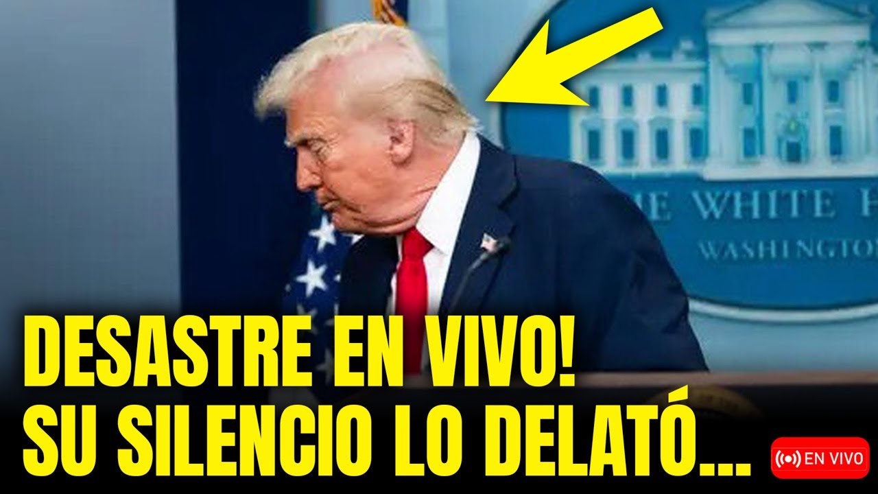 TRUMP SE QUIEBRA EN VIVO LA CASA BLANCA ANTE LA PRENSA