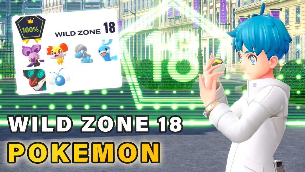 How to find All Pokemon in Wild Zone 18 ► Pokemon Legends ZA