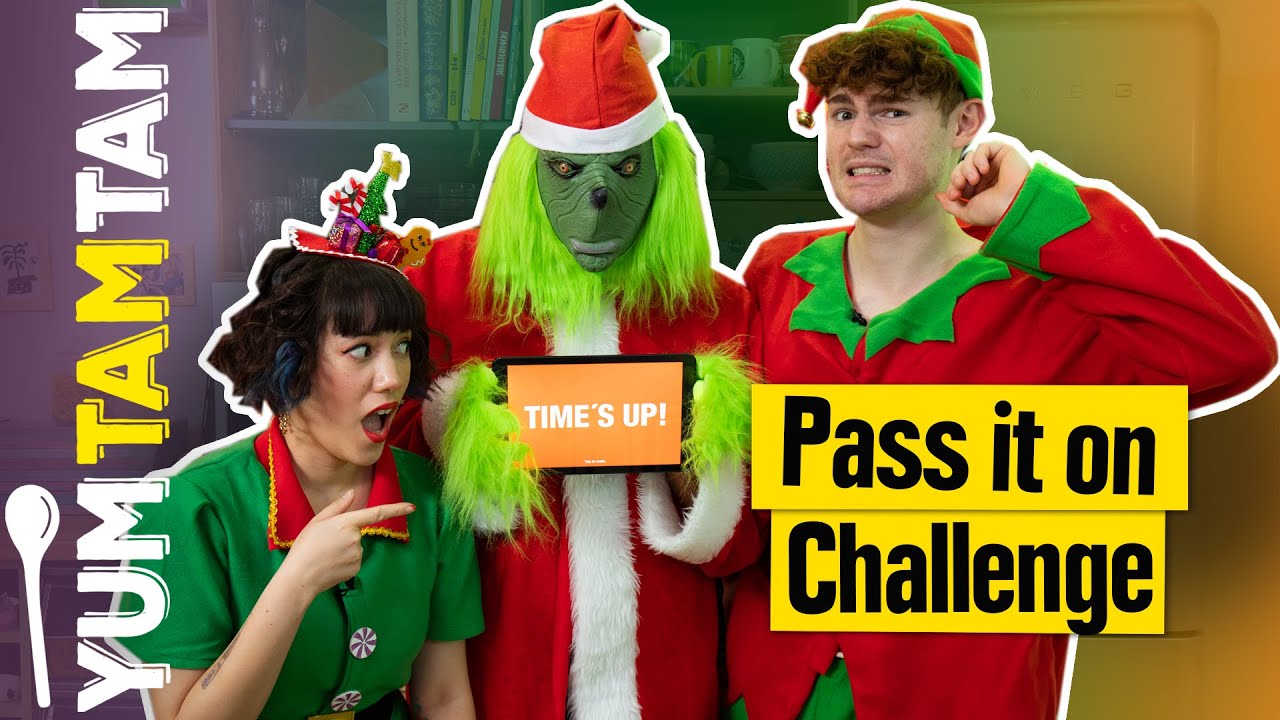 Pfannkuchen Weihnachtsrezept | Grinch-Pancakes in der Pass it on Challenge #14