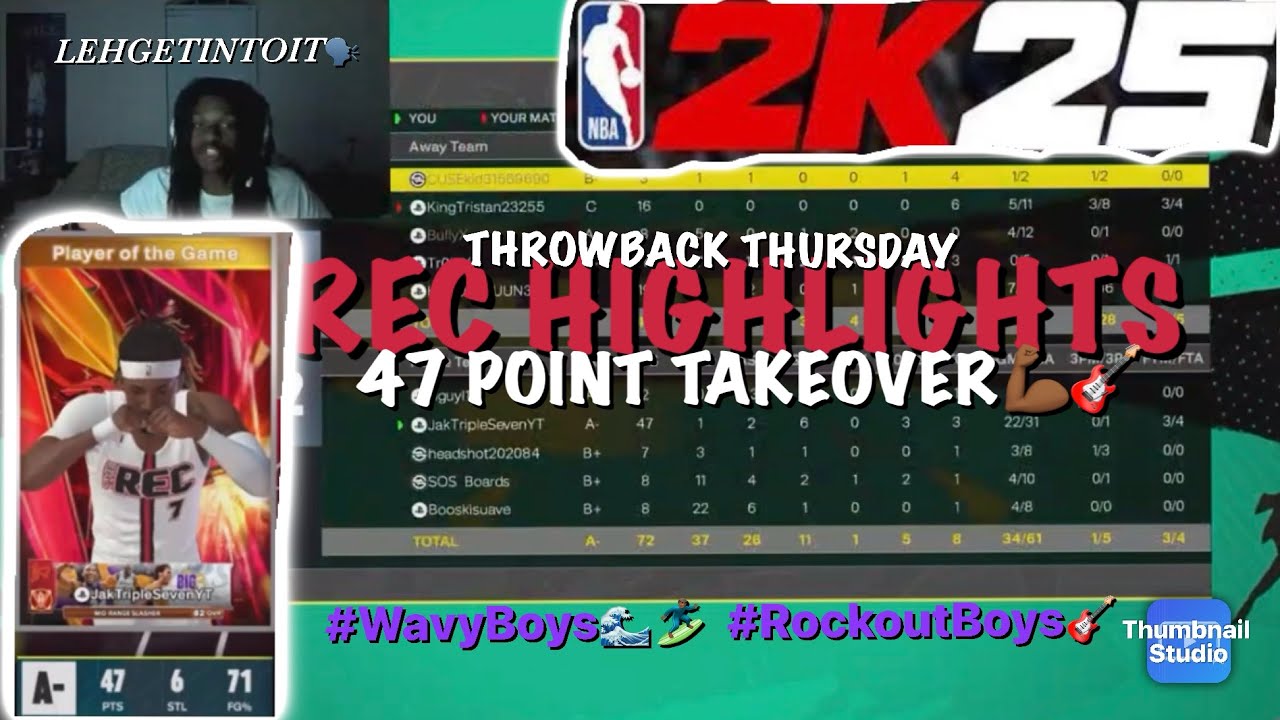 6’8 NEPHILIM GUARD TAKES OVER THE REC | THROWBACK THURSDAY NBA 2K25