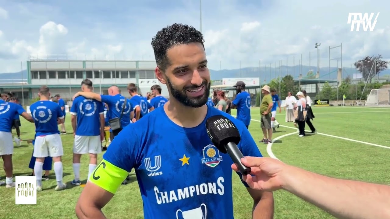 Interview d’Hosni Yahiaoui après la promotion de l’USI Azzurri en 2ème ligue inter