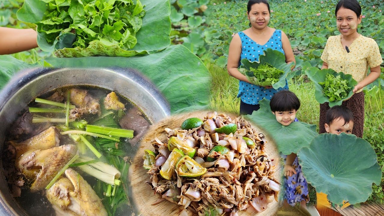 ထမင်းမြိန်မယ့် စူစကာတို့စရာနဲ့ ငါးပိရည်ဖျော်,ကြက်သားစပါလင်စွပ်ပြုတ်😋😋🤗